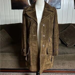 Taylor International • Suede Leather • Brown • Vintage • Size 14 • Jacket